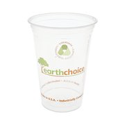 Pactiv Evergreen EarthChoice Compostable Cold Cup, 20 oz, Clear/Printed, PK600, 600PK YPLA21CEC